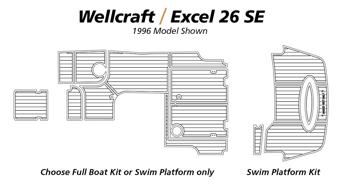 Wellcraft Excel 26 SE — Dek Designs
